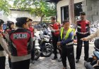 Patroli Humanis Samapta Polda NTB Jaga Keamanan Kawasan Pertokoan dan Pasar di Mataram